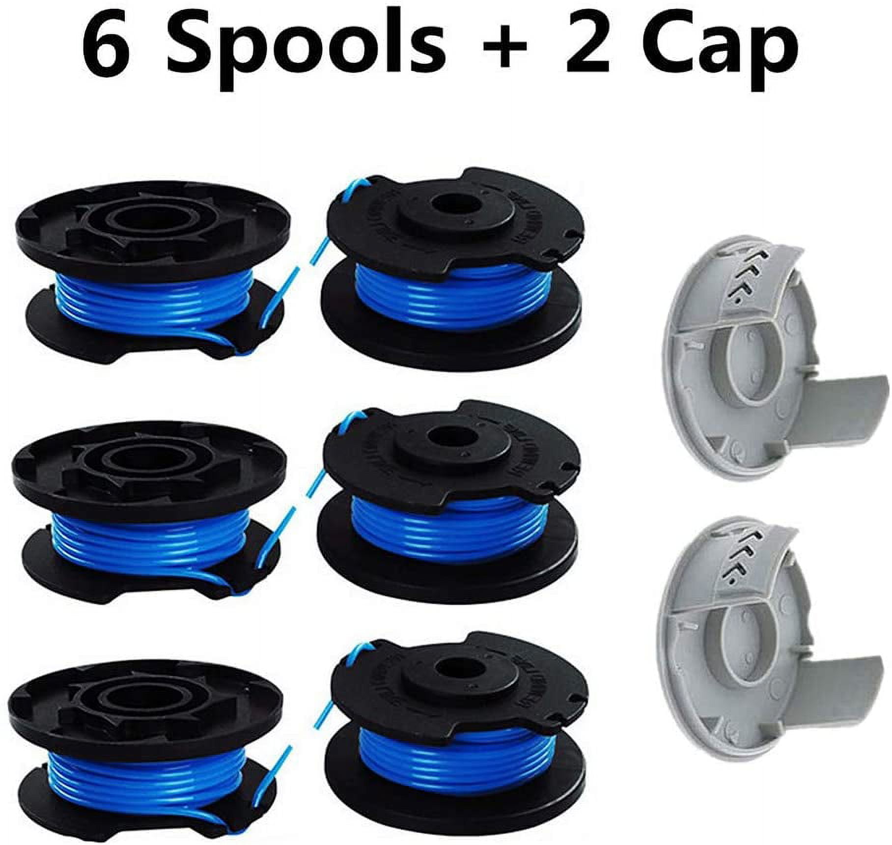 Packs 0.065 Inch Line Trimmer Replacement Spool for Ryobi 18v 24v 40v