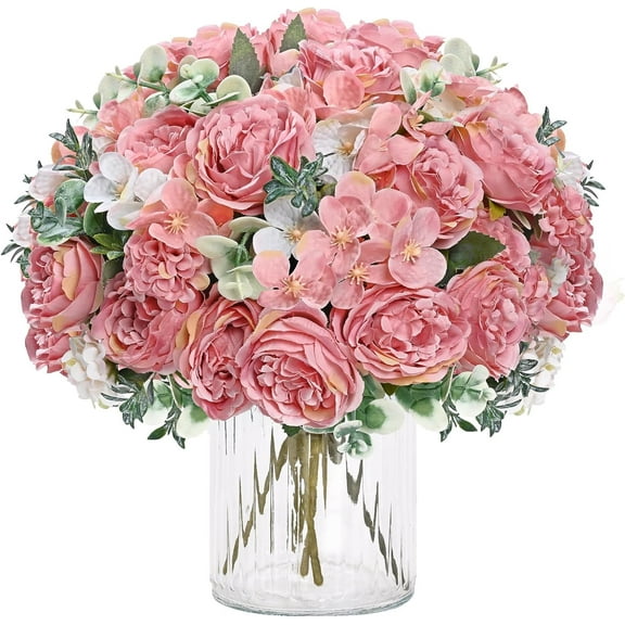 Packs Mixed Pink Peonies Artificial Flowers Packs Pink Peonies Artificial Flowers