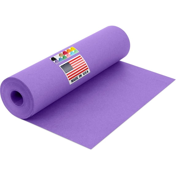 Paclord 12" x 1200" (100 ft) Lilac Construction Paper Roll, 45 lbs Thickness – Made in USA Construction Kraft Paper Roll for School Projects – Purple Construction Paper for Arts & Crafts, Decorations