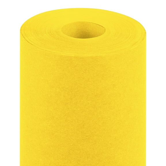 Paclord 18" x 1200" (100 ft) Yellow Construction Paper Roll, 45 lbs Thickness – Made in USA Construction Kraft Paper Roll for School Projects – Colored Paper for Arts & Crafts, Decorations