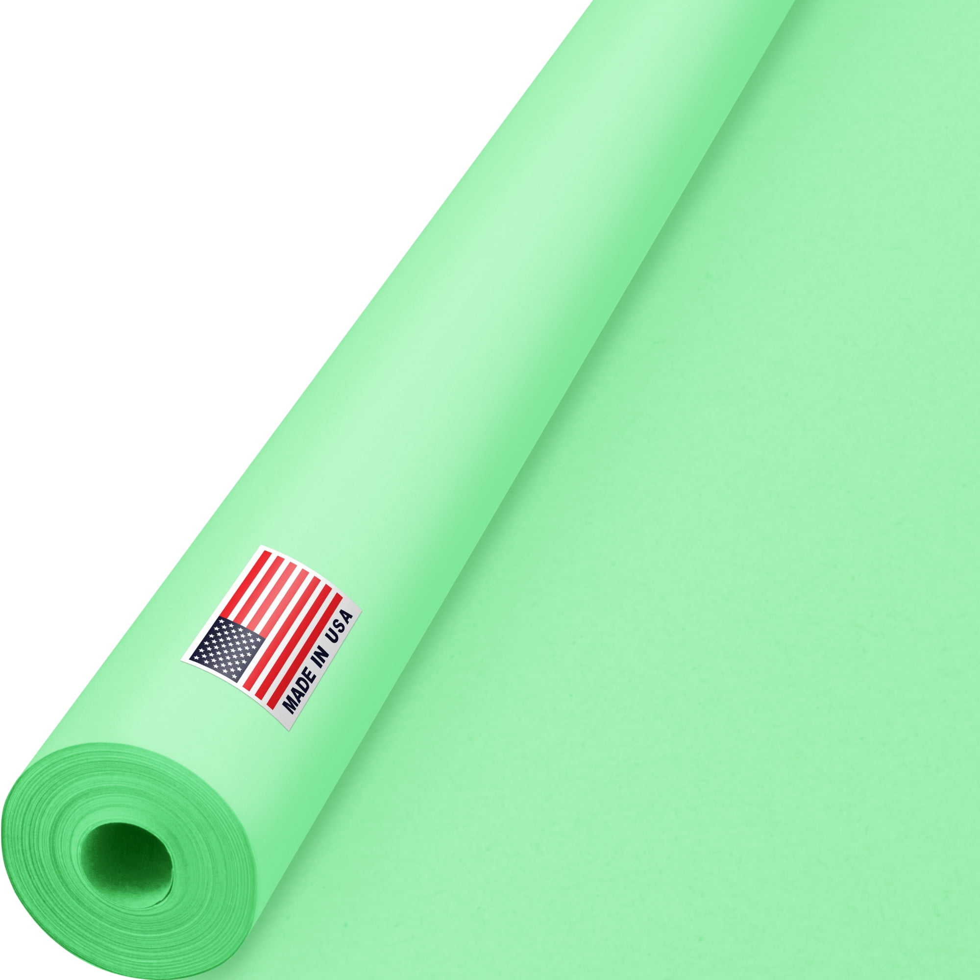 Paclord 48" x 1200" (100 ft) Light Green Construction Paper Roll, (Pack ...