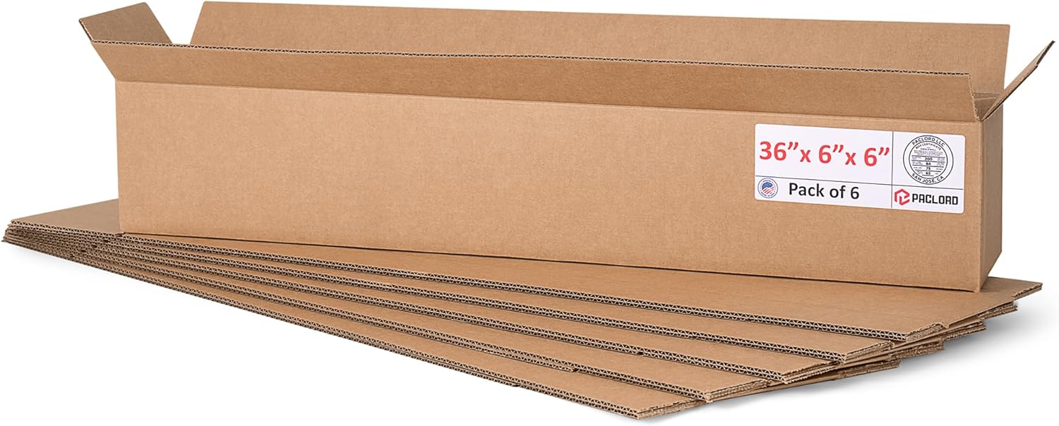 Edex 6 Pack Kit Paclord Long Cardboard Boxes 36