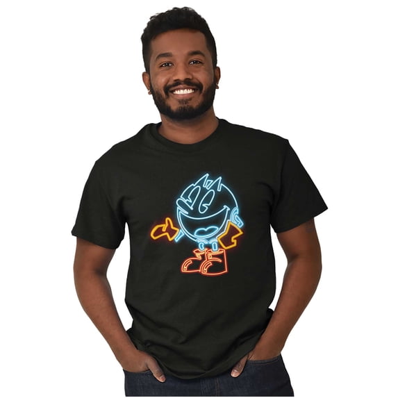 Pacman Eating Men's Graphic T Shirt Tees Brisco Brands X