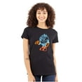 thumbnail image 1 of Pacman Eating Women's T Shirt Ladies Tee Brisco Brands L, 1 of 4