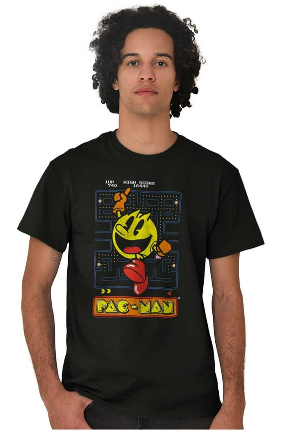 Pacman High Score Men's Graphic T Shirt Tees Brisco Brands M
