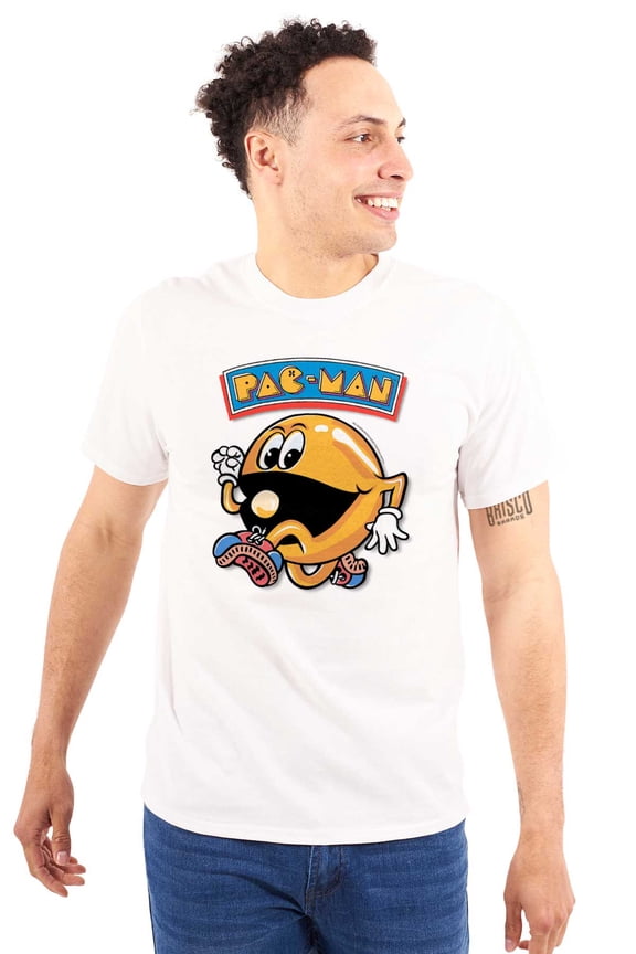 Pacman Man Men's Graphic T Shirt Tees Brisco Brands 4X