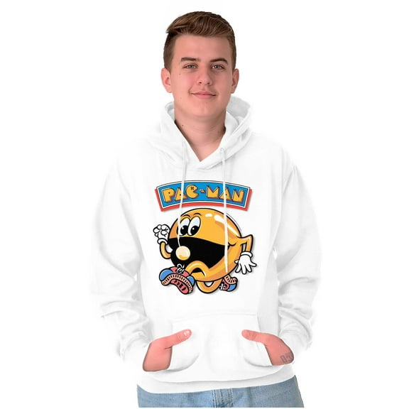 Pacman Man Unisex Plus Size Hoodie Brisco Brands 3X