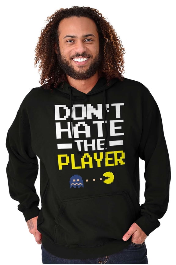 Pacman Pixelated 80's Game Hoodie Sweatshirt Women Men Brisco Brands X