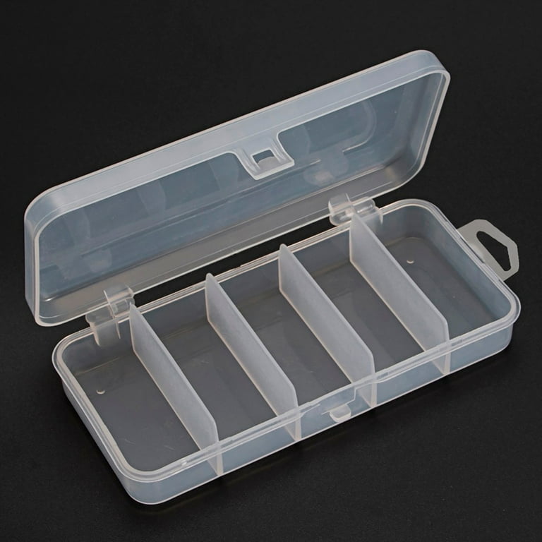 Pacnp Fishing Tackle Box Organizer Small Storage Box Plastic Storage  Organizer Box 