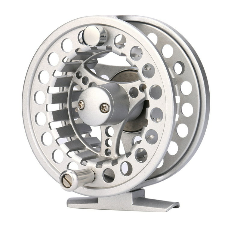 Pacnp Fly Reel 3/4/5/6/7/8 WT Large Arbor Silver/Black Aluminum Fly Fishing  Reel 