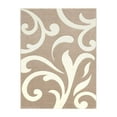 thumbnail image 1 of Paco Home Area Rug with Modern High-Low Effect and Floral Pattern in Beige White - 7'10" x 10'10" (8'x11'), 1 of 5