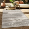 thumbnail image 1 of Paco Home Modern Oudoor Rug with Bohemian Ornaments in Beige - 7'10" x 11'2" (8'x11'), 1 of 5
