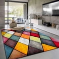 thumbnail image 1 of Paco Home Colorful Area Rug With Diamond Pattern - 3'11" x 5'7" (4'x6'), 1 of 5
