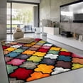 thumbnail image 1 of Paco Home Colorful Area Rug With Moroccan Pattern - 5'3" x 7'7" (5'x7'), 1 of 5