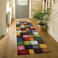 thumbnail image 1 of Paco Home Colorful Area Rug Checkered - 2'8" x 9'10" (3'x10'), 1 of 5