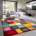 thumbnail image 1 of Paco Home Colorful Area Rug Checkered - 6'7" x 9'6" (6'x9'), 1 of 5