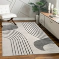thumbnail image 1 of Paco Home Designer Rug with Modern Hand Carved Lines, 1 of 6
