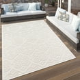 thumbnail image 1 of Paco Home Indoor & Outdoor Rug with Maroccan Trellis Pattern Cream - 6'7" x 9'6" (6'x9'), 1 of 5