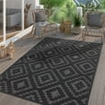 thumbnail image 1 of Paco Home Indoor & Outdoor Rug with Moroccan Pattern in Dark Grey - 5'3" x 7'3" (5'x7'), 1 of 5