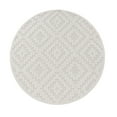 thumbnail image 1 of Paco Home Indoor & Outdoor Rug with Moroccan Pattern in Cream - 6'7" Round (6'Round), 1 of 5