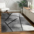 thumbnail image 1 of Paco Home Modern Area Rug with Abstract Geometric Design - 4'7" x 6'7" (4'x6'), 1 of 5