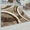 thumbnail image 1 of Paco Home Modern Area Rug with Abstract Design in Brown - 6'7" x 9'6" (6'x9'), 1 of 5