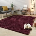 thumbnail image 1 of Paco Home Shag Rug Super Light & Cozy in Purple - 2' x 3'3" (2'x3'), 1 of 5