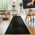 thumbnail image 1 of Paco Home Soft Washable Area Rug In Black - 2'8" x 9'10" (3'x10'), 1 of 5