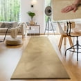 thumbnail image 1 of Paco Home Soft Washable Area Rug In Dark-beige - 2'8" x 9'10" (3'x10'), 1 of 5