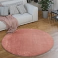 thumbnail image 1 of Paco Home Soft Washable Area Rug In Pink - 5'3" Round (5'Round), 1 of 5