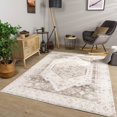 thumbnail image 1 of Paco Home Washable Area Rug Vintage Design with Oriental Pattern - 3'11" x 5'3" (4'x5'), 1 of 5