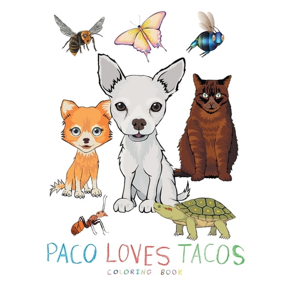 Paco Loves Tacos Coloring Book, (Paperback)