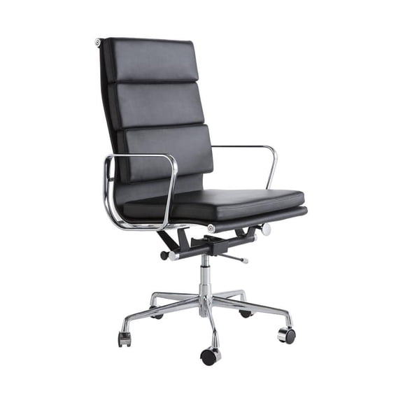 Paco Office Chair Black High Back in Color Black - Replica