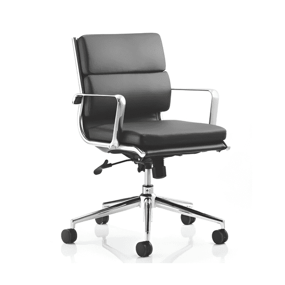 Eames Soft Pad Office Chair Black - Low Back