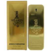 Paco Rabanne 1 Million Eau De Toilette, Cologne for Men, 3.4 oz