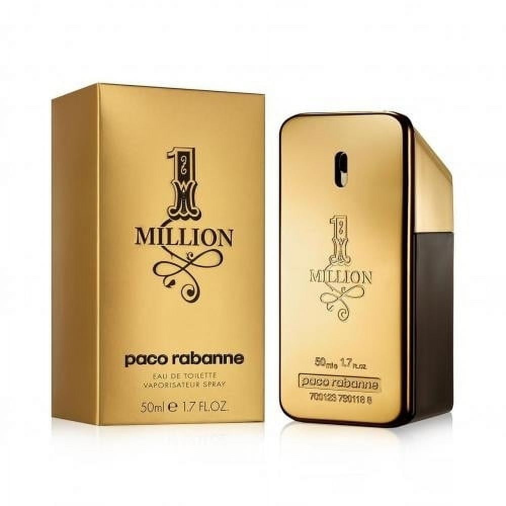 Paco Rabanne 1 Million Eau De Toilette Spray, Cologne for Men, 1.7 Oz ...