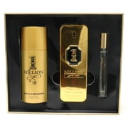 Paco Rabanne 1 Million Golden Oud 3pcs Gift Set For Men 100ml Parfum Intense + 150ml Deodorant Spray + 10ml Travel Spray
