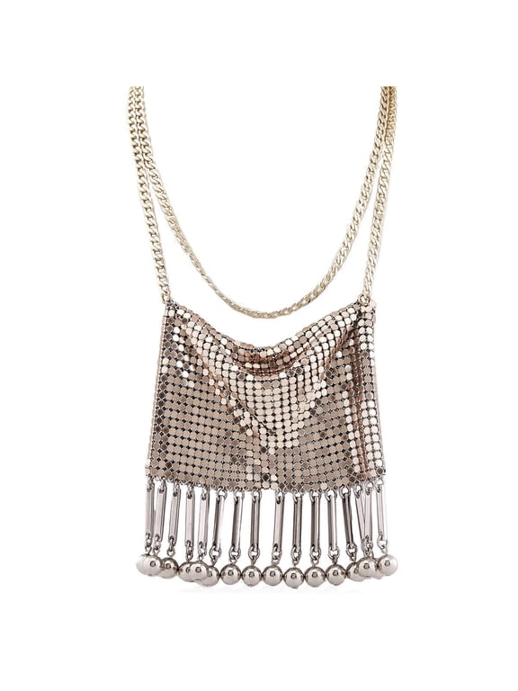 Chainmail Pixel Necklace