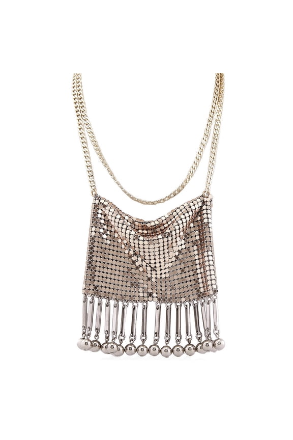 Chainmail Pixel Necklace