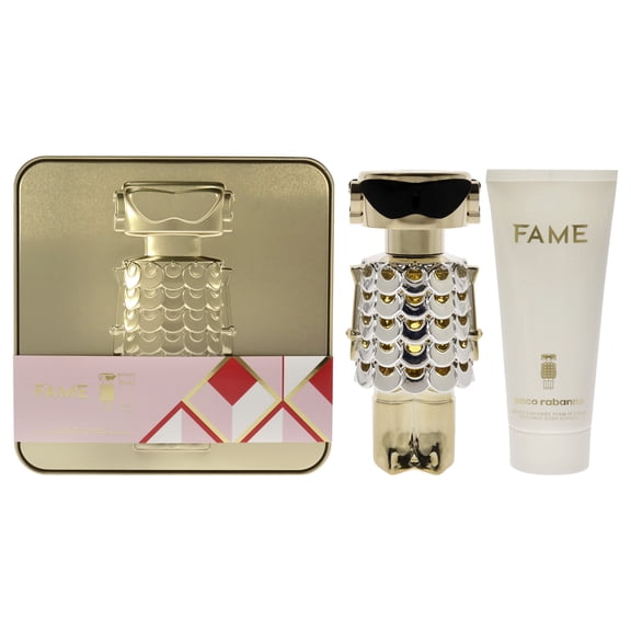 Paco Rabanne Fame , 2 Pc Gift Set 2.7oz EDP Spray, 3.4oz Body Lotion