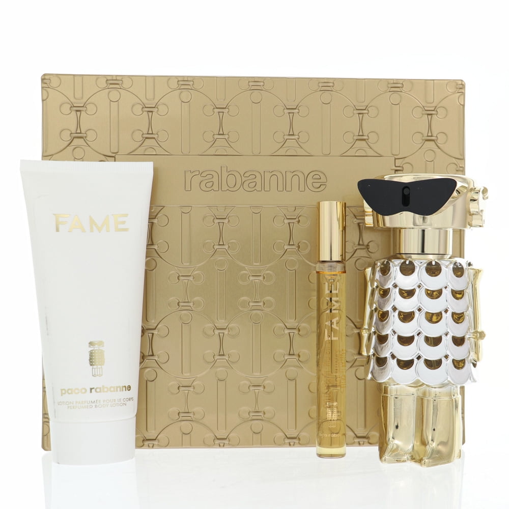 Fame by Paco Rabanne for Women - 3 Pc Gift Set 2.7 oz EDP Spray