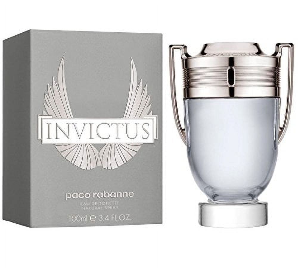 Paco Rabanne Invictus Eau de Toilette Spray for Men, 3.4 Ounce