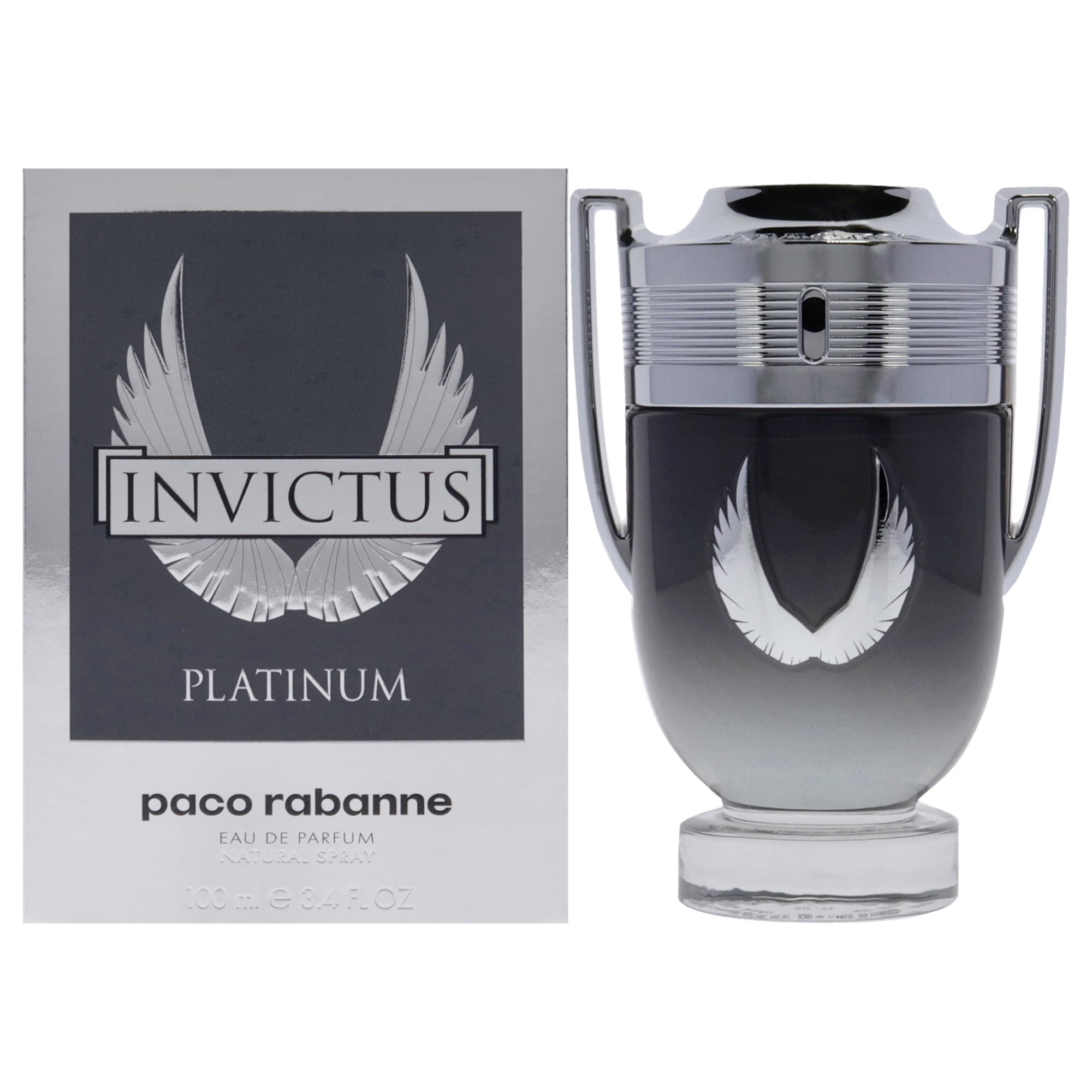 Invictus Platinum Eau De Parfum Spray By Paco Rabanne - 3.4 oz Invictus Platinum Eau De Parfum Spray By Paco Rabanne - 3.4 oz