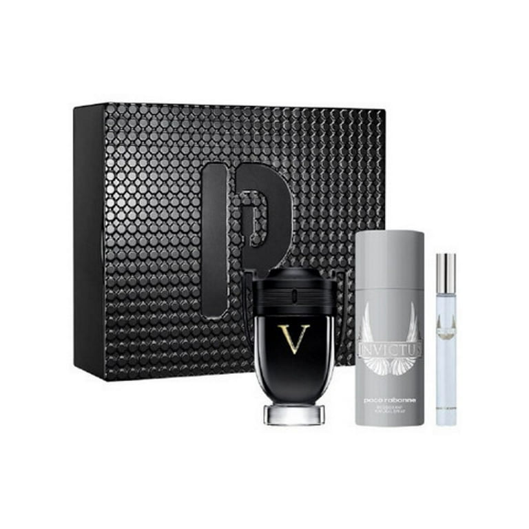 Paco Rabanne Invictus Victory Eau De Parfum Extreme 3 Pc Gift Set