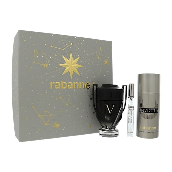 Paco Rabanne Invictus Victory Extreme 3 Piece Set For Men 3 Piece Set by Paco Rabanne Gift Set for Men