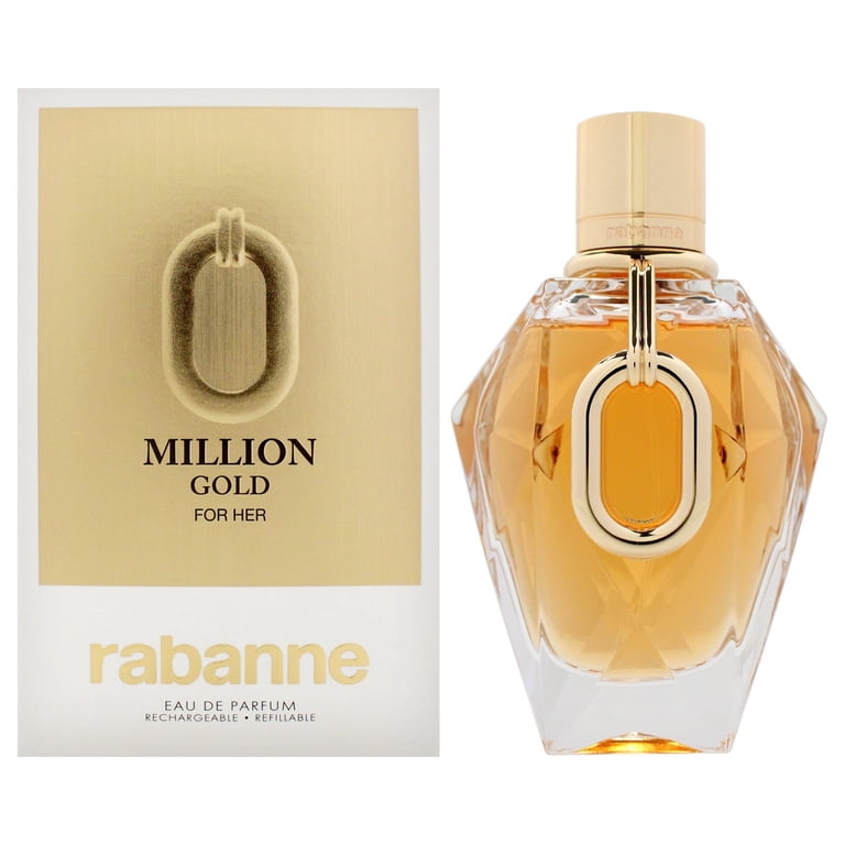 Paco Rabanne, Million Gold, 3 oz EDP Spray, Refillable - Walmart.com