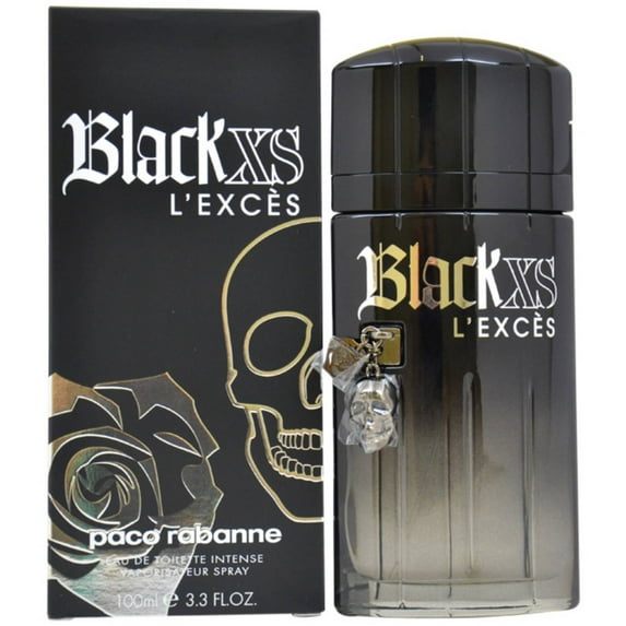 Paco Rabanne Men's Black XS L'Exces Cologne, 3.3 oz