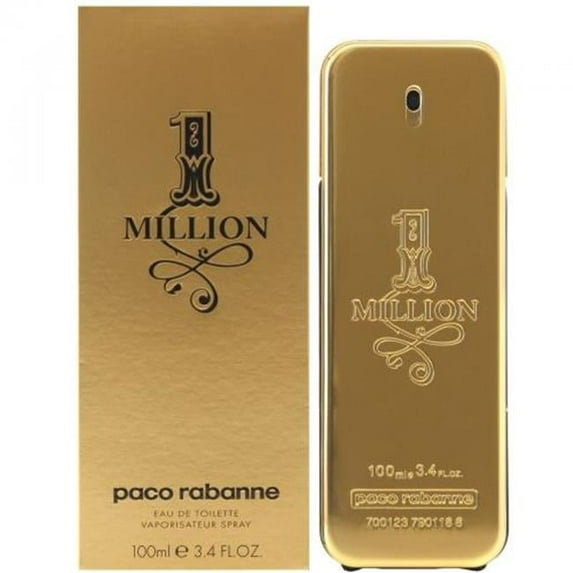 Paco One Million Eau De Toilette Spray For Men - 3.4 Oz.