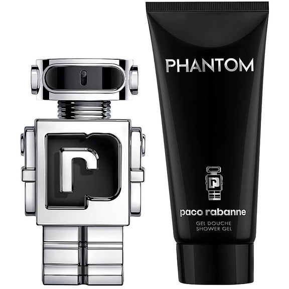 Paco Rabanne Phantom Men 2pc Set Cologne Spray 3.4 oz Shower Gel 3.4 oz