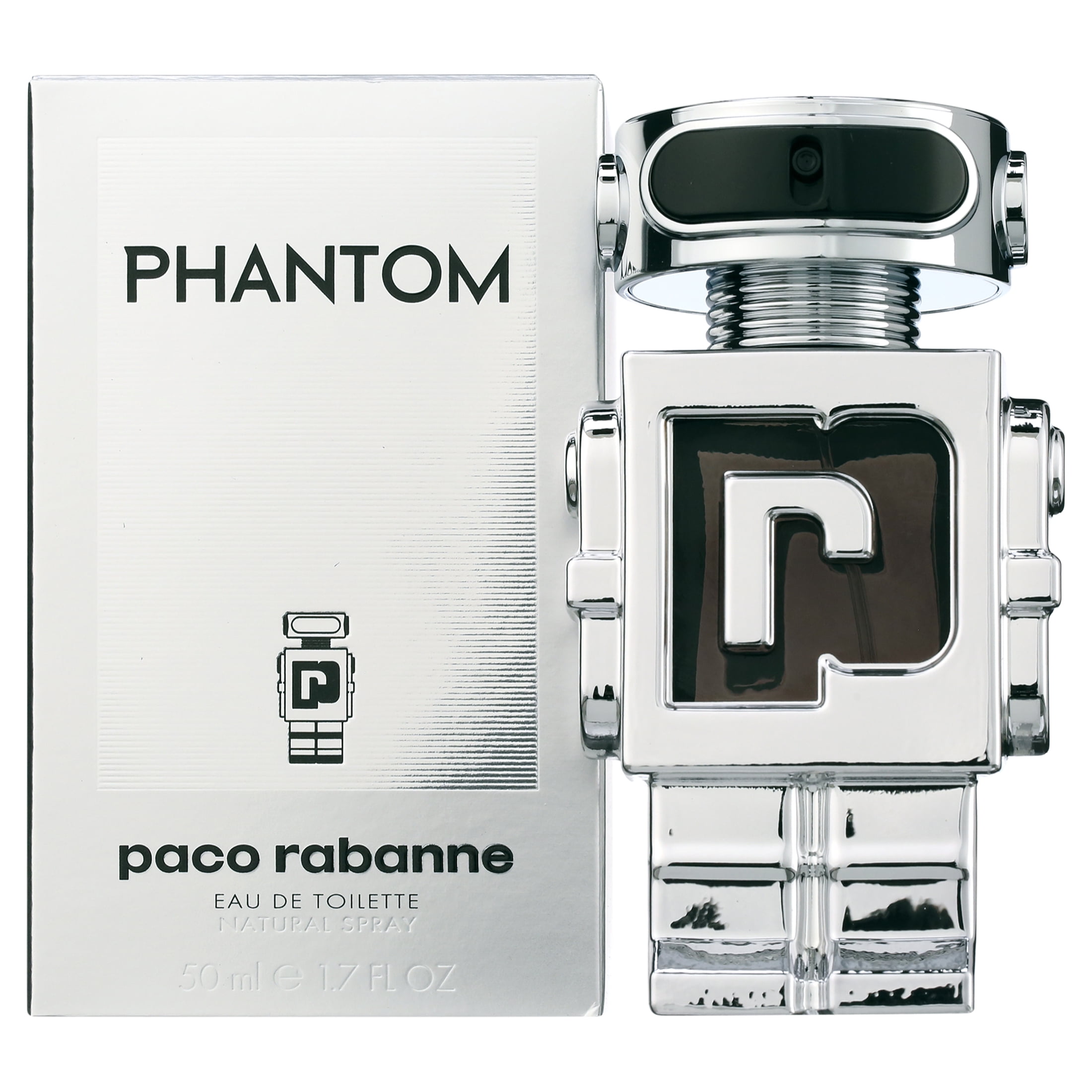 Paco Rabanne Phantom EDT Spray for Men 50ml Floral Patchouli Vanilla Fragrance